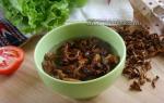 Houbový kaviár ze sušených hub nejchutnější recept