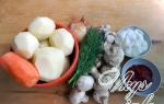 Jak uvařit pečínku s houbami a bramborami Pečeme s houbami a bramborami v troubě